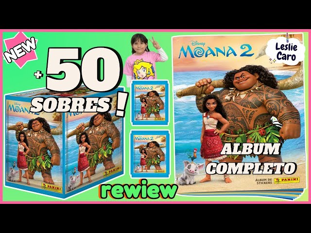 Album de Estampas de Moana 2 Panini Completo.