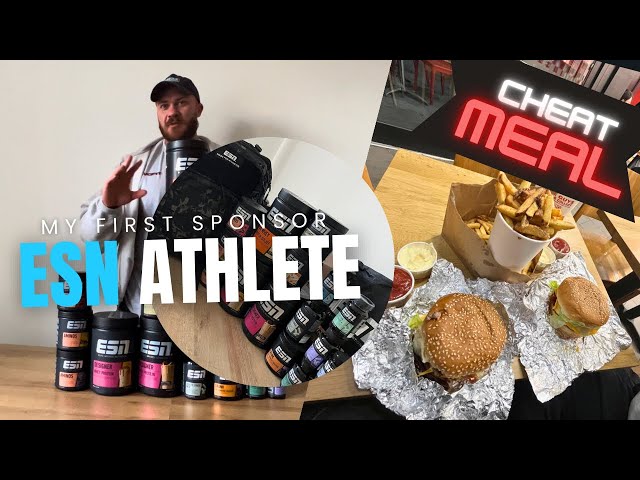 ESN NEWEST ATHLETE | FIVE GUYS CHEAT MEAL