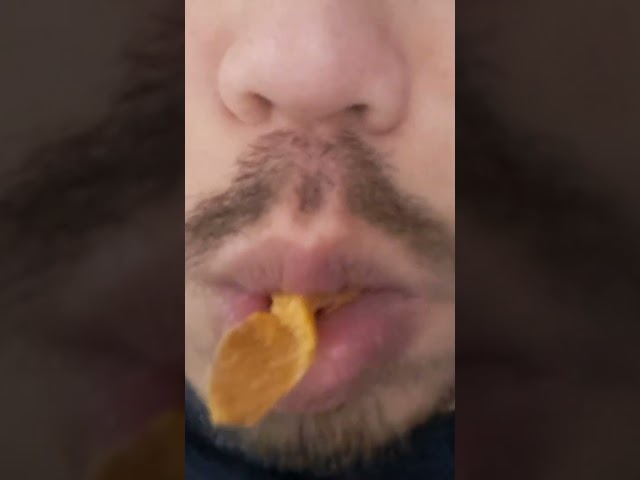 ASMR crunchy dried mango chunks eating sounds mukbang  #youtubeshorts  #shorts