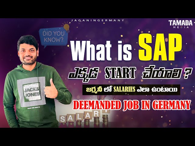 What is SAP? Where to Start SAP? Best Modules in SAP, Salaries & Job Roles Explained! తెలుగు