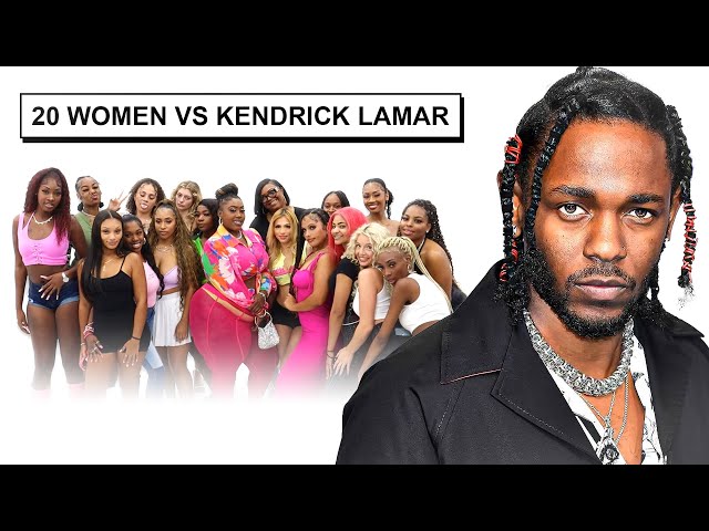 20 WOMEN VS 1 RAPPER : KENDRICK LAMAR LOOKALIKE