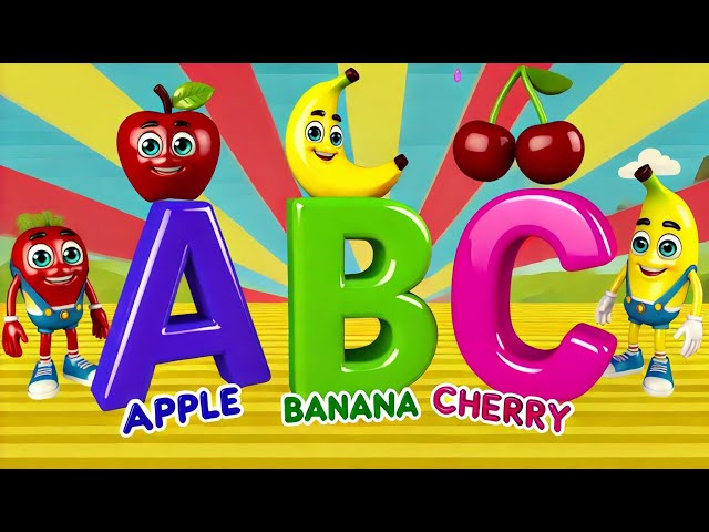 ABC song with fruits / Learn ABC Alphabet for Kids