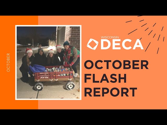 October Flash Report | Wisconsin DECA