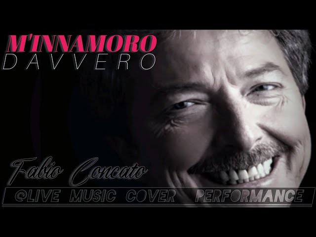 "M'INNAMORO DAVVERO" Fabio Concato 1999, @livemusiccoverdfgerry9815 Romantic Ballad