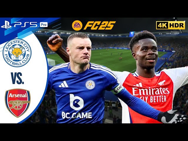 Leicester City vs Arsenal | Premier League 24/25 Full Match | FC 25 | PS5 Pro [4K60]