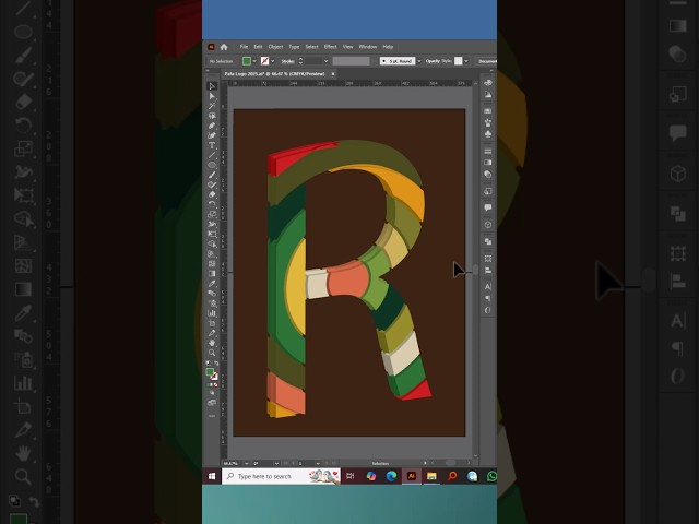 Shortcut Logo Design Adobe illustrator Ep 03 Graphic designing #adobeillustrator #shorts