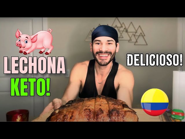 ¡Lechona Colombiana Keto! Receta Fácil y Deliciosa 🐷🇨🇴