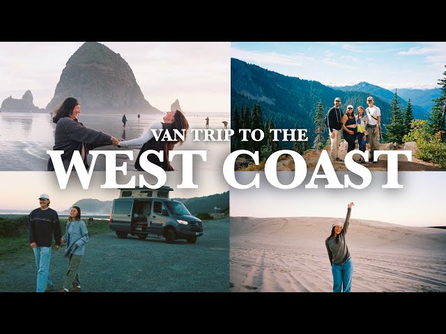 van trip down the west coast: sunset hikes, cannon beach, Oregon dunes, and redwood forest!