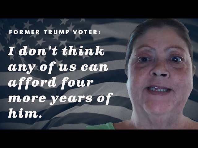 It takes guts to admit a mistake - Elaine voted Trump in 2016