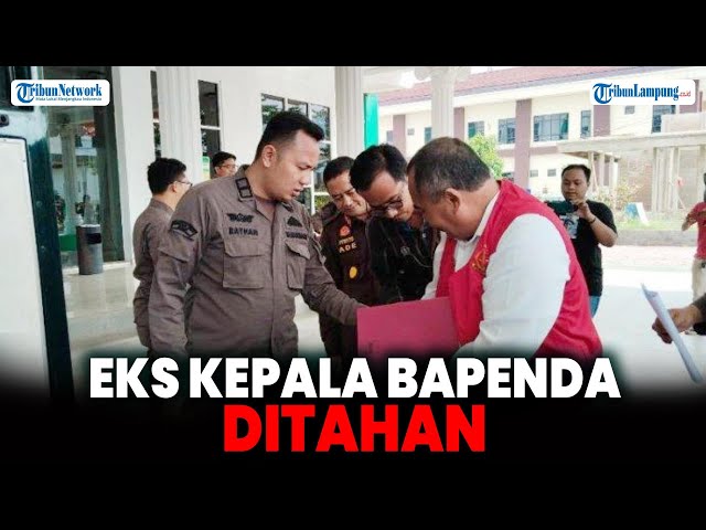 Eks Kepala Bapenda Pringsewu Ditahan • Berita Lampung • Tribun Lampung