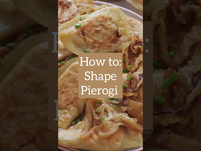 How to Shape Pierogi 🥟