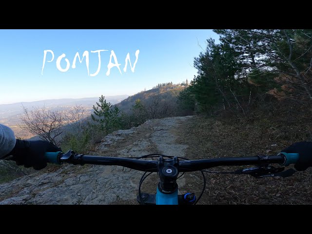 MTB Pomjan - prvi obisk in navpični traili