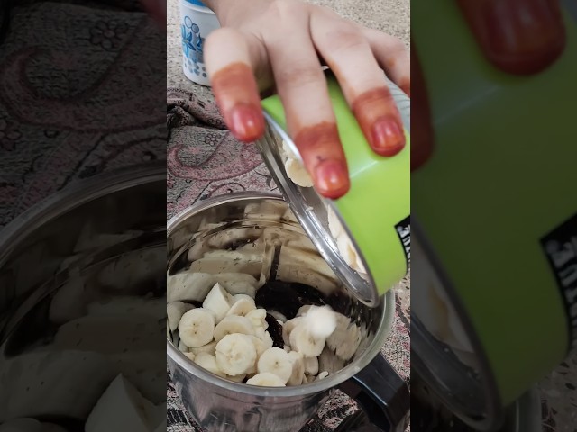 🍫Chocolate Banana Milkshake🥤#food#vlog#music#cooking#songs#chosenfamilyvlogs