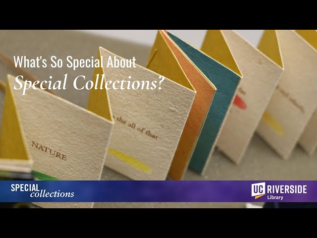 What's so special about Special Collections?