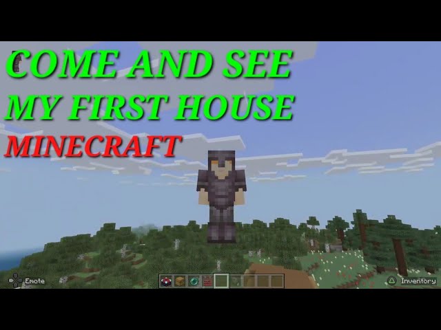 Minecraft, make a house!!!!!!!! #minecraft #ps5games