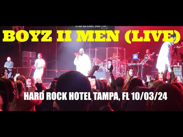 BOYZ II MEN (LIVE) PERFORMANCE OCTOBER 3 2024