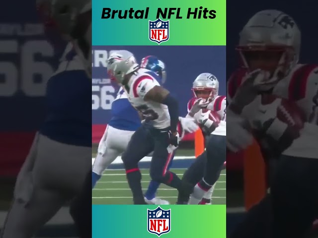 NFL Brutal Hit 💥 | #NFL #BigHits  #FootballHighlights #NFLHits #Tackles