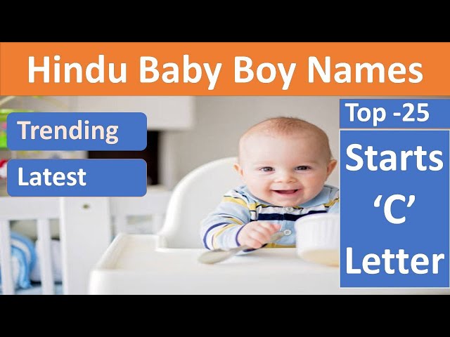 Top 25 Hindu Baby Boy Names Starting C Letter | C Letter Hindu Baby Boy Names | Trending Names