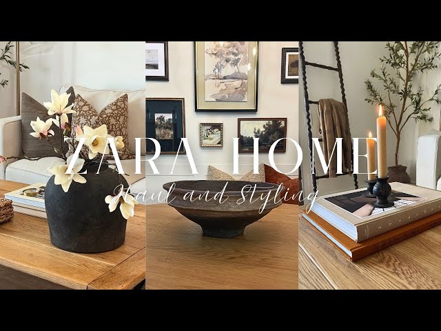 || Zara Home Haul and Styling || New Decor 2025 || How To Style These Pieces ||