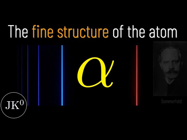 The fine structure of the atom