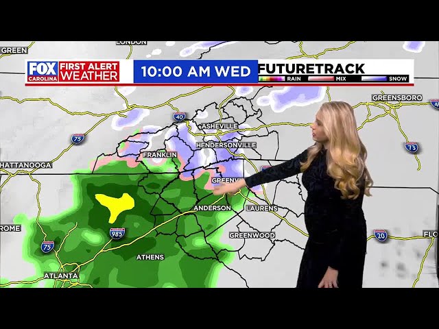 First Alert Weather Day Wednesday-Snow, rain, & sleet mix possible