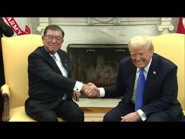 WATCH: Trump hosts Japanese Prime Minister Ishiba at the White House