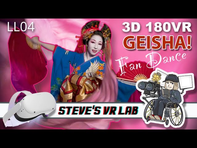 3D 180 VR 4K Geisha Performer Asakusa - Fan Dance VR Girl