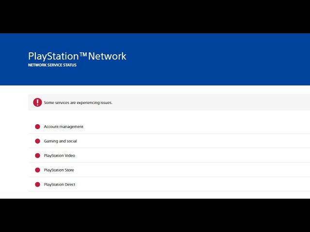 PLAYSTATION NETWORK SERVERS DOWN - WHY!!??!