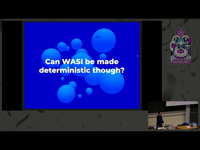 Facilitating distributed deterministic computation with WASI