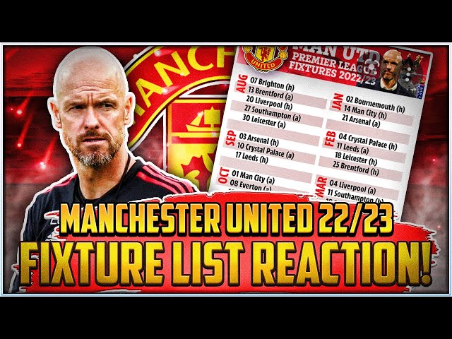 RICHARD ARNOLD SPEAKS OUT! + MANCHESTER  UNITED 2022/23 SEASON FIXTURE LIST REACTION!