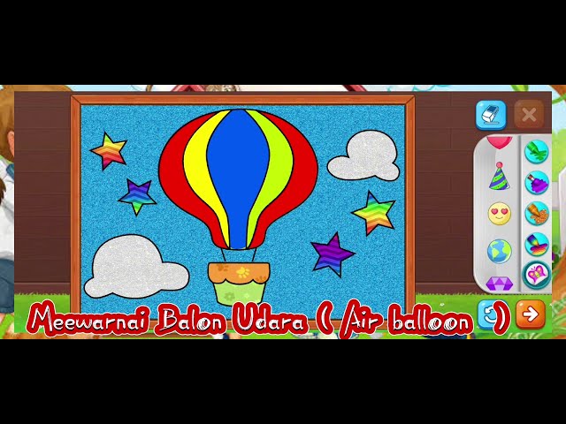 Mewaranai Balon Udara ( Air Balloon ),Animasi Video Lucu Anak-Anak