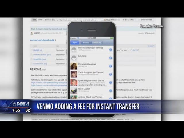 Venmo adds fees for instant transfers