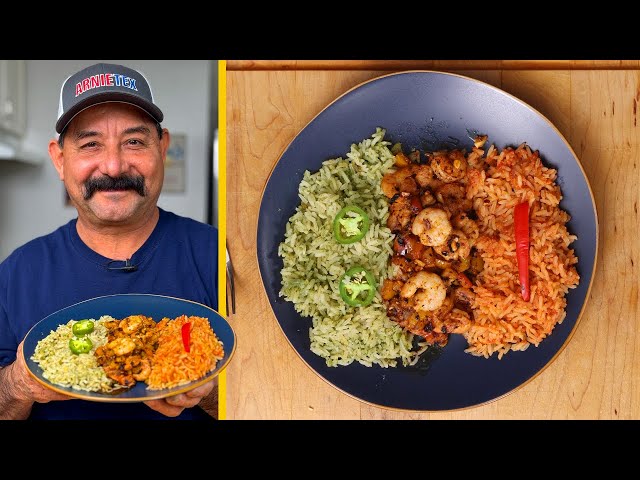 Arroz Rojo vs Arroz Verde | How to Make These 2 Mexican Rice Recipes for your next Carne Asada