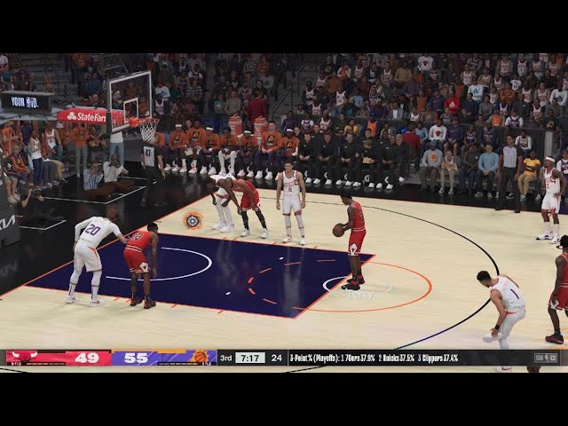 Chicago Bulls vs Phoenix Suns (NBA2K24) (Gameplay) (PS5) (Part 2)