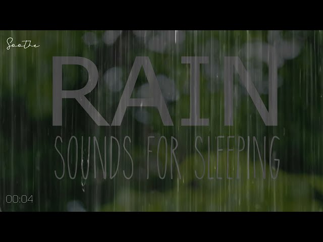 Rain Sounds for Sleeping 10 Minutes |  Rain Ambiance for Relaxing and Study ASMR Nature Sounds ☔️💦💤