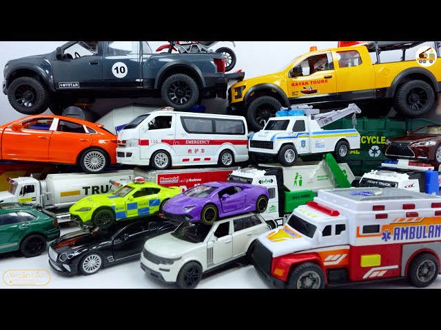 Box Full of Model Car: Porsche, Nissan, Tesla, Maserati, Peugeot, Volvo, Renault, Subaru, Lexus A143