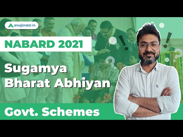 NABARD Grade A 2021 | Government Schemes | Sugamya Bharat Abhiyan by Manish sir