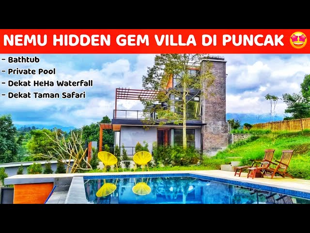 BELUM BANYAK YANG TAU NIH‼️ Villa Puncak deket Taman Safari & Heha Waterfall | Villa D'Owa Puncak