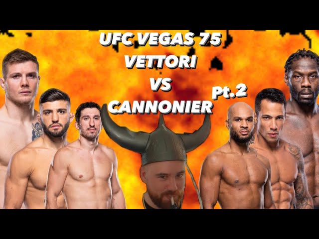 EPISODE 35 OF THE SEEING RED MMA PODCAST UFC VEGAS 75 CANNONIER VS VETTORI REVIEW