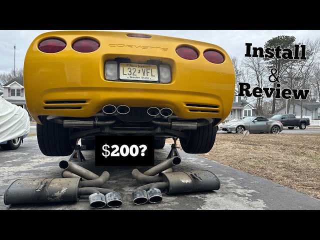 This CHEAP Corvette exhaust is AWESOME? (DNA Motoring)