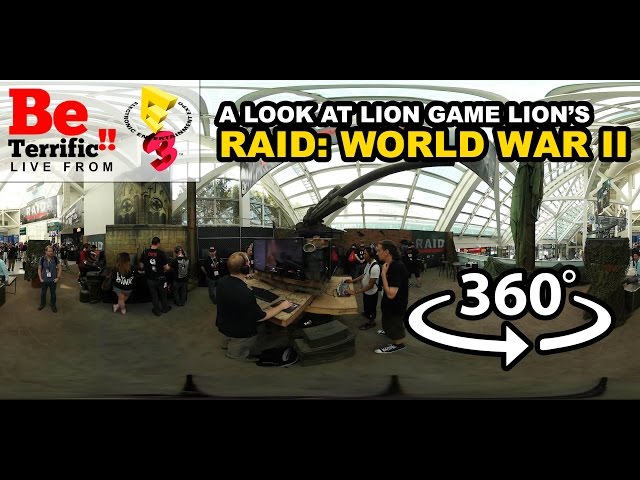 360° Video: A Look at RAID: World War II at E3 2016!