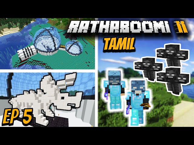 We Killed 3 Withers & Base Build RathaBoomi Minecraft Tamil SMP