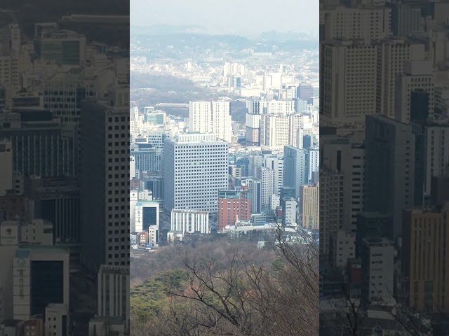 360* on top of a Mountain in Central Seoul, South Korea