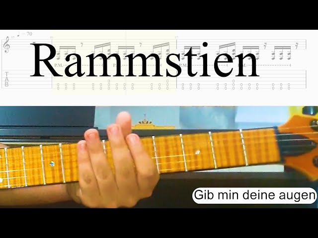 10 Easy Rammstein Guitar Riffs