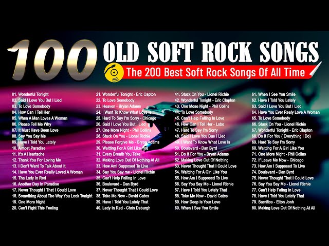 Rod Stewart, Air supply, Bee Gees, Journey, Billy Joel - Soft Rock Ballads 70s 80s 90s Full Album