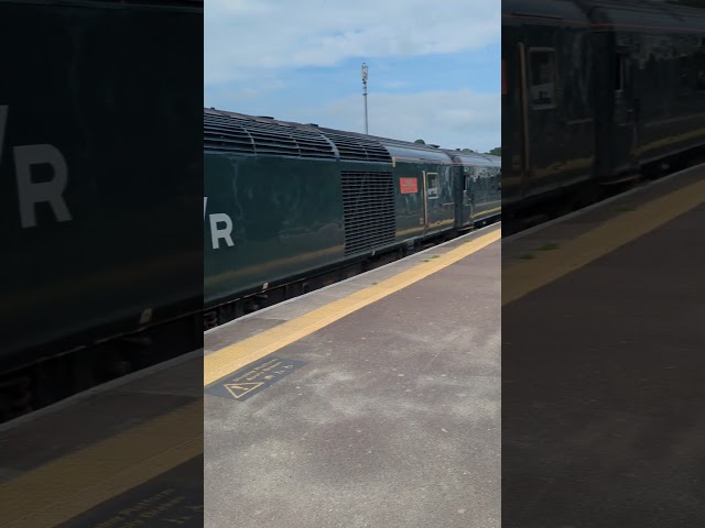 GWR HST 43186 Taunton Castle at Par train station 31/08/24 #trains #trainspoting