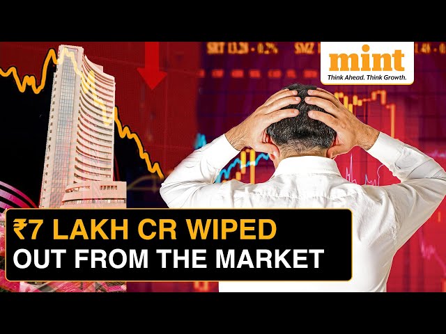 Black Tuesday? 4 Reasons Why The Sensex Crashed More Than 1200 Points Today | Watch