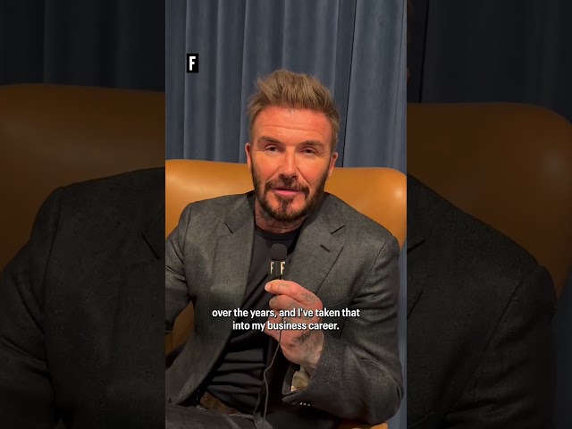 David Beckham on the best business advice he's ever received: Sign Messi #davidbeckham #lionelmessi