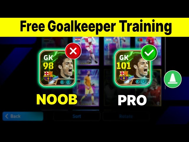 How to Train Daily Game Vitor Baia Free epic Goalkeeper Max Level Rating Training in efootball 2025