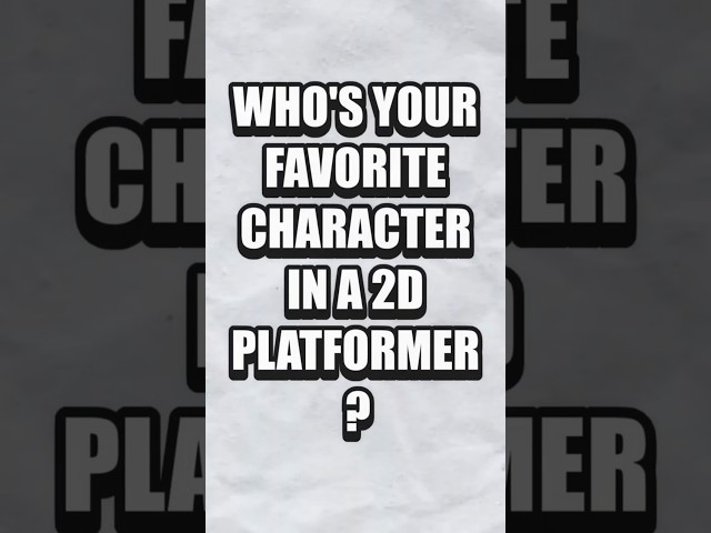 Who's Your FAVORITE Character in a 2D Platformer? #sonic #mario #qotw